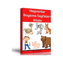Hayvanlar Boyama Sayfaları Kitabı