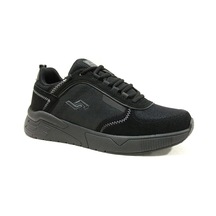 Jump Siyah Gri Sneakers Bağcıklı Spor Ayakkabı