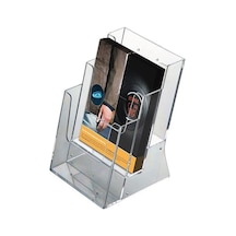 A4 (21X30) Masaüstü Katlı Broşürlük Föylük Akrilik 3 Katlı
