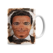 Arnold Schwarzenegger Kupa Bardak Porselen No31519 Karışık