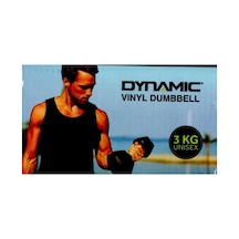 Vinyl Dumbbell, Siyah, 3 Kg X 2 Adet