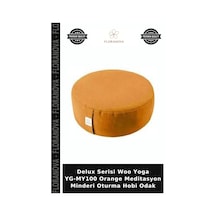 Delux Serisi Woo Yoga Yg-my100 Orange Meditasyon Minderi Oturma Hobi Turuncu