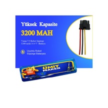 Viomi V3 Robot Süpürge 3200 Mah 14.4 V Yanmaz Batarya  Uyumlu Uzun Ömürlü, Yüksek Performans Pil