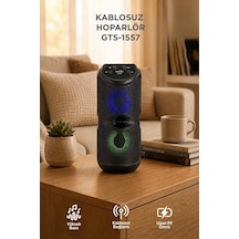 Torima GTS-1557 Bluetooth 5.0 RGB Işıklı Kablosuz Speaker