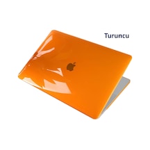 Macbook Air Kılıf 13 İnç Parlak Kristal Eski Usb'li Model 2010-2017 A1369 A1466 İle Uyumlu Turuncu