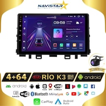 Kia Rio K3 2015-2017 Model 4+64 Gb Android 13 Kablosuz Carplay N