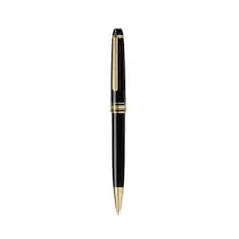 Montblanc Meisterstuck Altın Kaplama Klasik Tükenmez Kalem Siyah