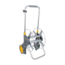 Hozelock 2460H 90 m Kapasiteli Tekerlekli Metal Hortum Toplama  Sarma Arabası