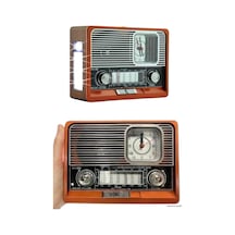 Spt-gld Nostaljik Vintage Radyo Taşınabilir Bluetooth Bağlantılı 20518 Hoparlör Radyo Renkli