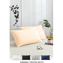Vionel Home Pamuklu 2'li Yastık Kılıfı 50 x 70  Düz Bej