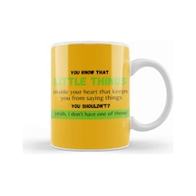 You Know The Little Thing Cool Graphic Sarcastic Sarcasm Novelty Funny Kupa Bardak Porselen No14448 Karışık