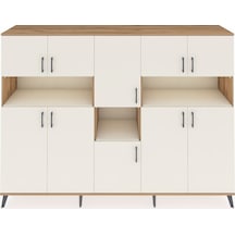 Hyperion Dolap 14 Raflı 10 Kapaklı 220x44x163 Çam-aytaşı Aytası - Atlas Çam