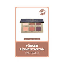 Cocosh She Nude Matte Eyeshadow 6'lı Göz Farı Paleti, Yüksek Pigmentasyon, Topaklanmaz, Kolay Dağılım - Nud6 Diğer