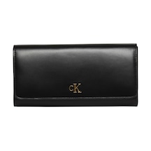 Calvin Klein Kadın Marka Logolu Günlük Kullanıma Uygun Siyah Cüzdan Lv04f1224g Ub1 SİYAH