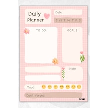 Çocuk Haftalık Planlayıcı - A4 - 30 Yaprak - Öğrenci Planlayıcı - Okul Planlayıcı - Ders Programı - 0643 Çok Renkli
