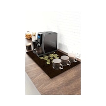 Valerine Life Barista Kahve Barı Tezgah Matı Sıvı Geçirmez Xxl Büyük Boy Espresso Makinesi Pad 40x90 Siyah