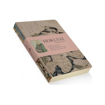 Retronote Ghosts Series Iı - A6, Hokusai 4'lü Defter Seti Vı, Çizgisiz, Toplam 192 Sayfa, Her B Çok Renkli
