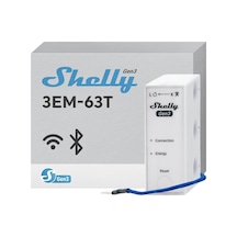 Shelly 3em-63t Gen3 Akıllı 3 Faz Enerji Ölçer