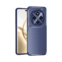 Uray Store Tecno Spark 30c Kılıf Auto Focus Karbon Kapak - Lacivert