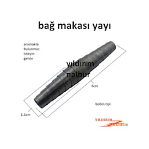 Bağ Makası Yayı Şaç Bobin Budama Makası Göbek Yayı Tel