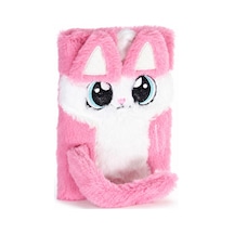 14x20 Cm Peluş Hatıra Günlük Anı Defteri 80 Yaprak Çizgili 40 Çok Renkli
