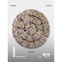 Cezeryeci Cezeryeci Fındıklı Antep Fıstıklı Cevizli 3'lü Tadım Paketi 300 G