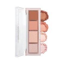 Yoğun Pigmentli Mat Ve Işıltılı Tonlar Barındıran 4'lü Far Paleti Day Vibe Palette No:2 Bouncy Coral Diğer