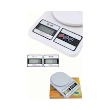 Dijital Hassas 10 Kg Mutfak Terazisi Tartısı Lcd Ekran Mutfak Tartısı Açık Gri
