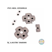 Playstation 5 Version 1 Kol İç Lastik Takımı 5 Parça Ps5 V1 Kol Tamiri Ps5 Yedek Parça Beyaz