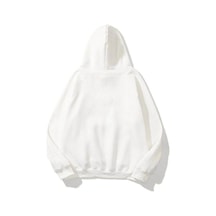 Startmore Unisex Layful By Sweatshirt Hoodie Beyaz Beyaz