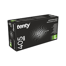 Tenty 405 Extra Pudrasız Nitril Eldiven L Beden Siyah 100'lü