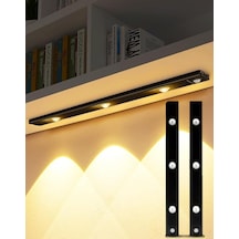 Rultech 40cm Harekete Duyarlı Led İnsan Vücudu Sensörlü Usb Sarj Taşınabilir Kablosuz Mutfak Elbise Dolabı Merdi Diğer