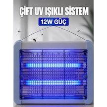 Mey İthalat Elektrikli Sinek Ve Sivrisinek Öldürücü 12w Çift Uv Işıklı Böcek Lambası