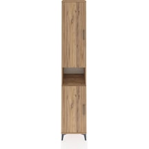 Hyperion Dolap 7 Raflı 2 Kapaklı 44x44x243 Çam-çam Çam