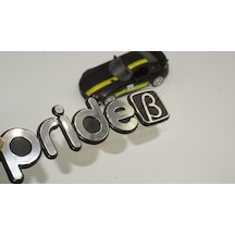Kia Pride B Logo Bagaj 3M 3D Krom Abs Logo Amblem