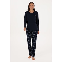 U.s. Polo Assn. Kadın Lacivert Pijama Takım 50318897-vr033 Lacivert