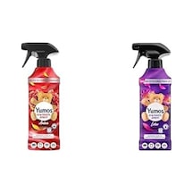 Yumoş Seti / Sprey Yıkanması Zor Eşyalar İçin Giysi Spreyi Amber 450 Ml X1 + Ev Vetekstil Spreyi Lotus Yıkanması