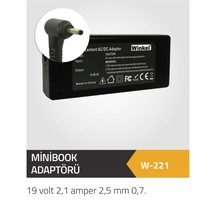 19V 2.1A 2.5 Mm 0.7 Minibook Adaptör