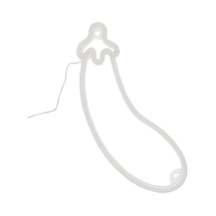 Suntek Led Patlıcan Neon Burcu Duvar Lambası Gece Dekorasyon Beyaz Çok Renkli