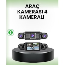 Gps Li 4 Kameralı Araç İç Dış Kayıt Sistemi 1080p Wifi Destekli