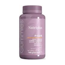 Nutriplus Focus Gummy Şeftali Aromalı 60 Adet