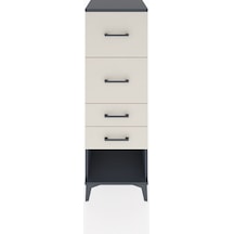 Hyperion Dolap 4 Çekmeceli 44x44x134 Antrasit-aytaşı Antrasit