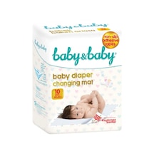 Baby & Baby Kaydırmaz Bantlı Bebek Bakım Örtüsü 60 x 60 CM 10 Adet