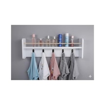 As101 Askılık, Duvar Rafı, Mutfak Rafı, Ahşap Çubuklu, Beyaz - 829790517 Beyaz