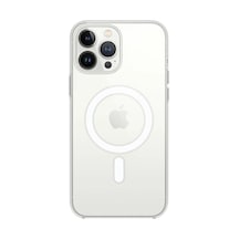 İphone 14 Pro Max Kılıf Magneticsafe Şeffaf Silikon - Şeffaf