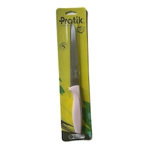 Pratik Ev Süper Dişli Ekmek Bıçağı 17.5 Cm 2 Adet Çok Renkli