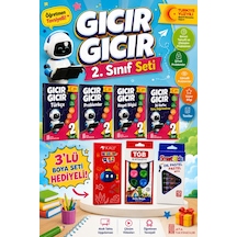 2.sınıf Gıcır Gıcır Türkçe- Problem-hayat Bilgisi Süreç Değerlendirme Seti Boya Seti Hediyeli