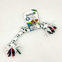 Eurodog - 854 - Diş İpi Üç Düğüm Yeşil Beyaz Nokta - Edntrend - 15 Cm