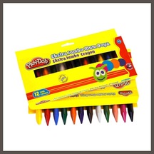 Bezos 12 Renk Extra Büyük Boy Crayon Nxrlvng