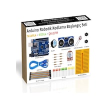 Arduino Uno R3 Robotik Kodlama Başlangıç Seti Proje Kitapçığı Kuşe Kağıt İle Birlikte 8+ Yaş